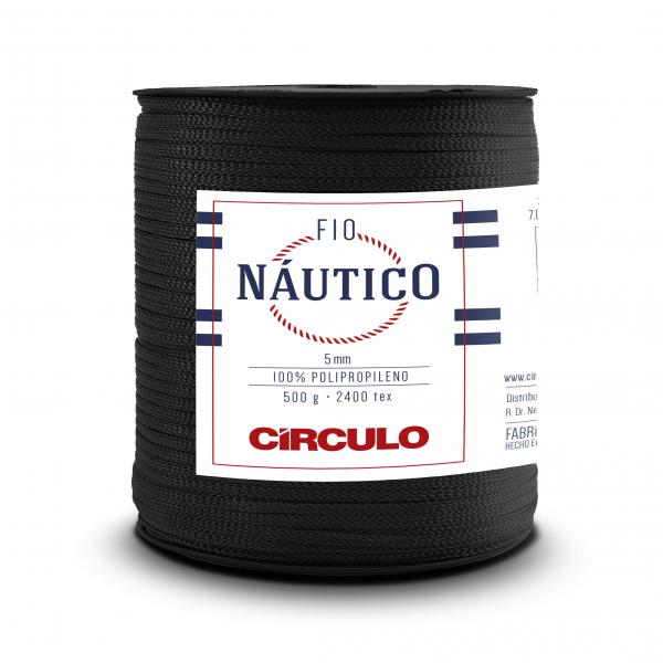 FIO NAUTICO 5MM - COR 8990 PRETO